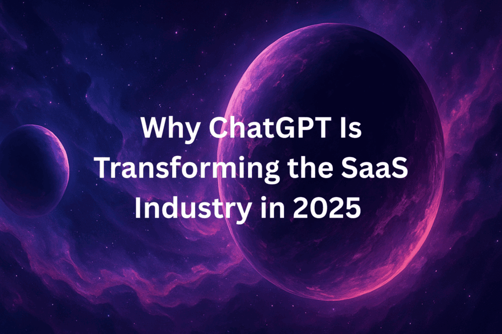 chatgpt importance saas industry